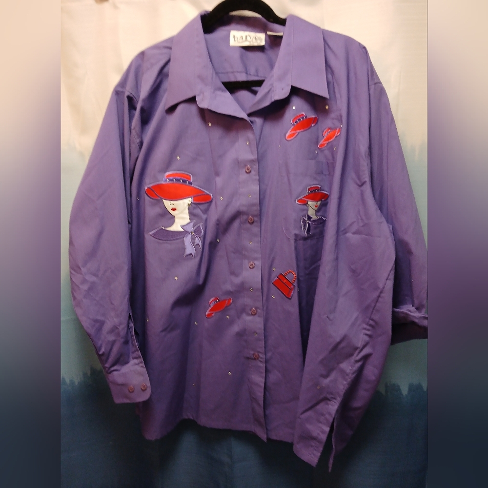 Red Hat Society Purple Shirt 2XL